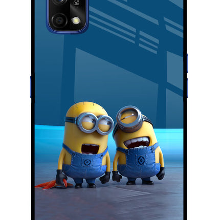Minion Laughing Realme 7 Pro Glass Case Back Cover by Casekaro