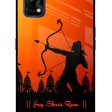 Lord Ram - 4 Realme 7 Pro Glass Case Back Cover by Casekaro