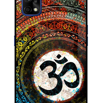 Om Cultural Realme 7 Pro Glass Case Back Cover by Casekaro