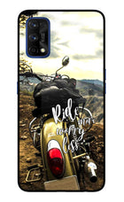Ride More Worry Less Realme 7 Pro Glass Case Back Cover by Casekaro