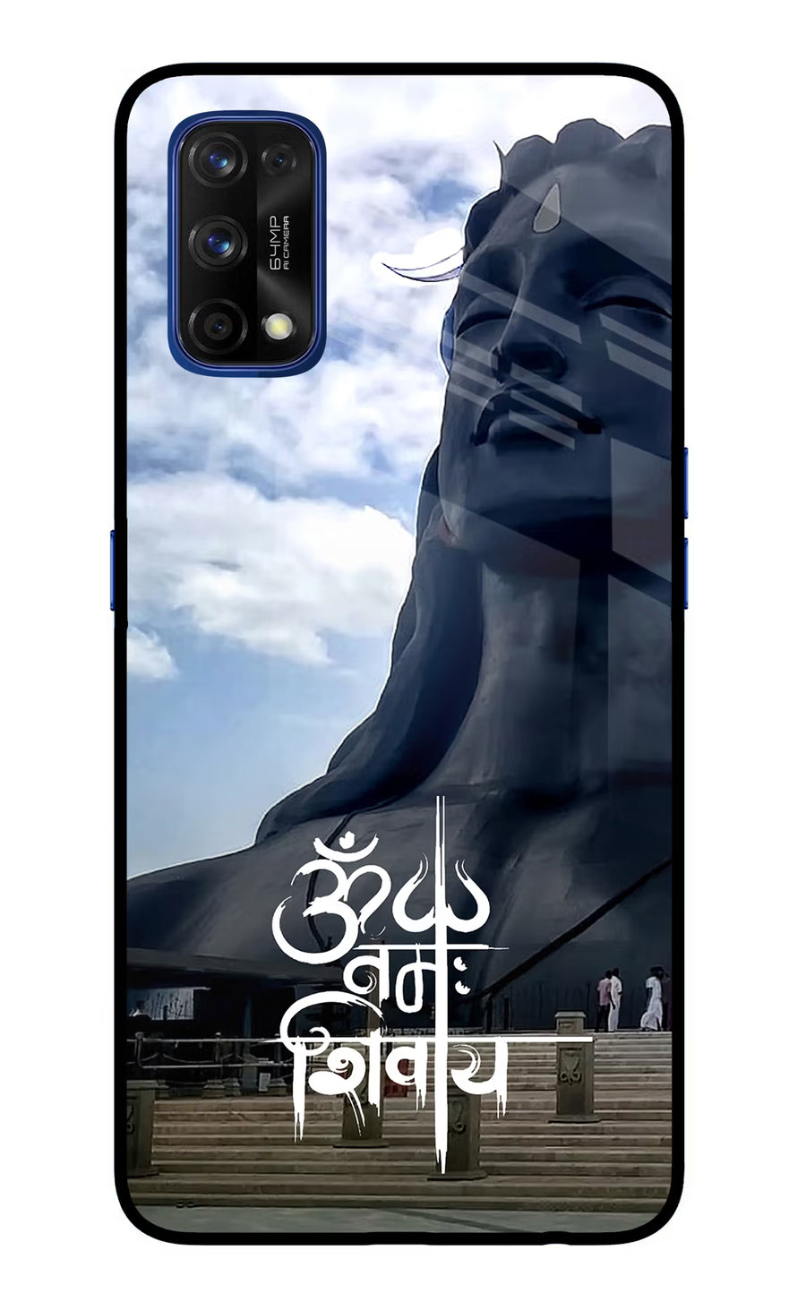 Om Namah Shivay Realme 7 Pro Back Cover, Glass case