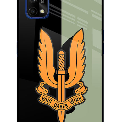 Balidan Logo Realme 7 Pro Glass Case Back Cover by Casekaro