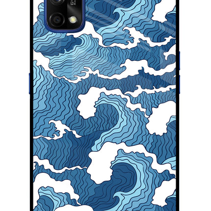 Blue Waves Realme 7 Pro Glass Case