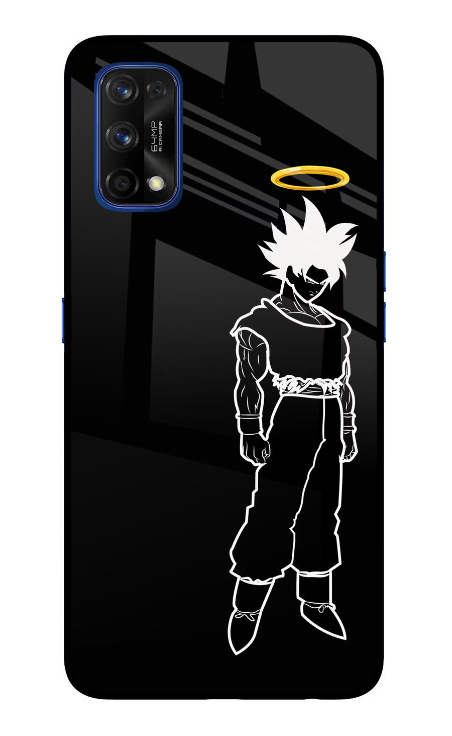 DBS Character Realme 7 Pro Back Cover, Glass case