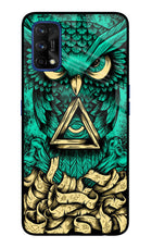 Green Owl Realme 7 Pro Glass Case