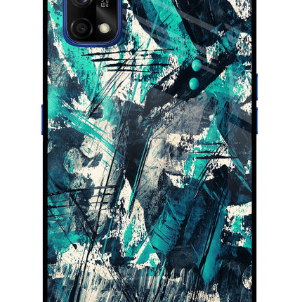 Artwork Realme 7 Pro Glass Case Back Cover by Casekaro