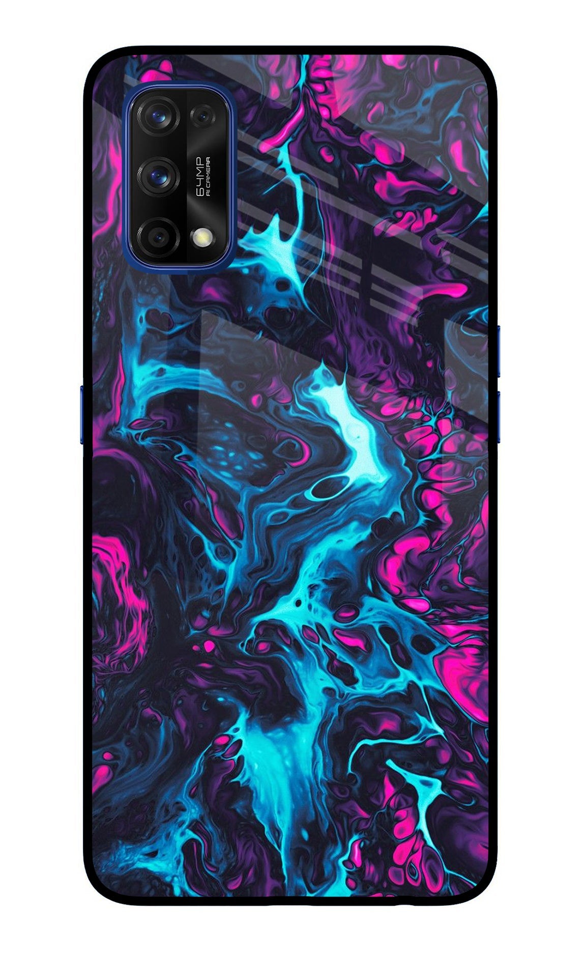 Abstract Realme 7 Pro Glass Case