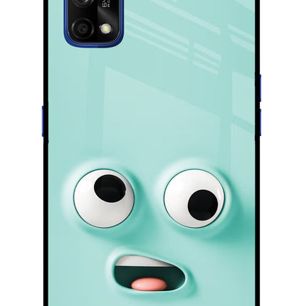 Funny Cartoon Realme 7 Pro Glass Case Back Cover by Casekaro