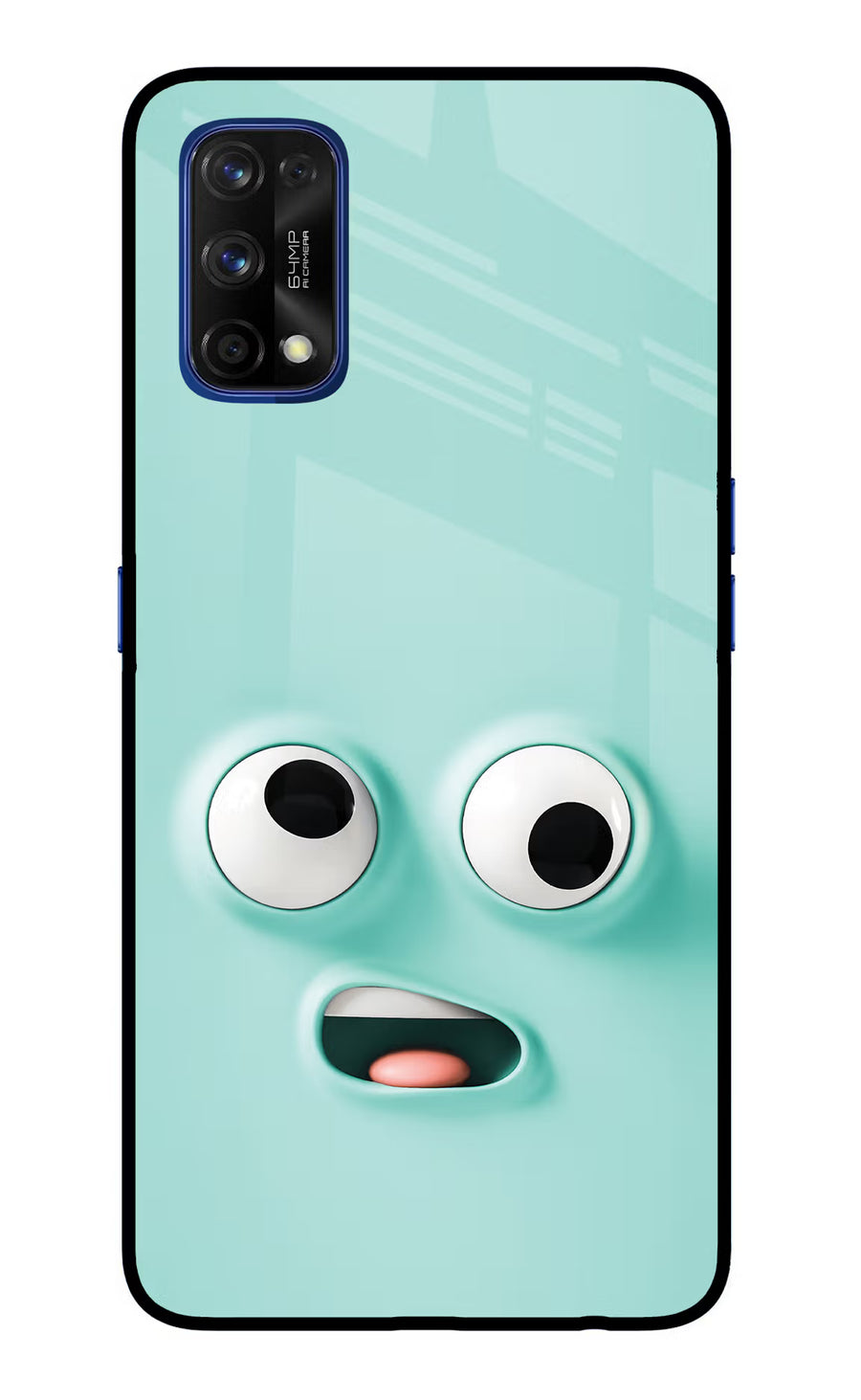Funny Cartoon Realme 7 Pro Back Cover, Glass case