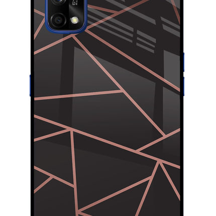 Geometric Pattern Realme 7 Pro Glass Case Back Cover by Casekaro