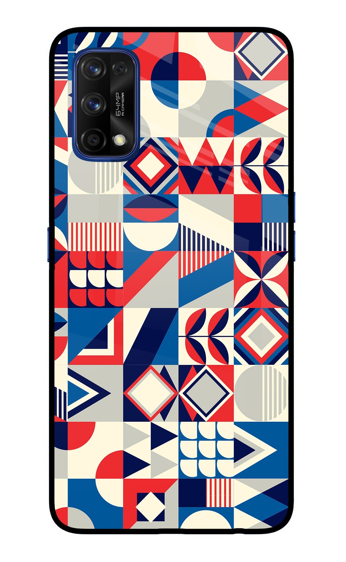 Colorful Pattern Realme 7 Pro Back Cover