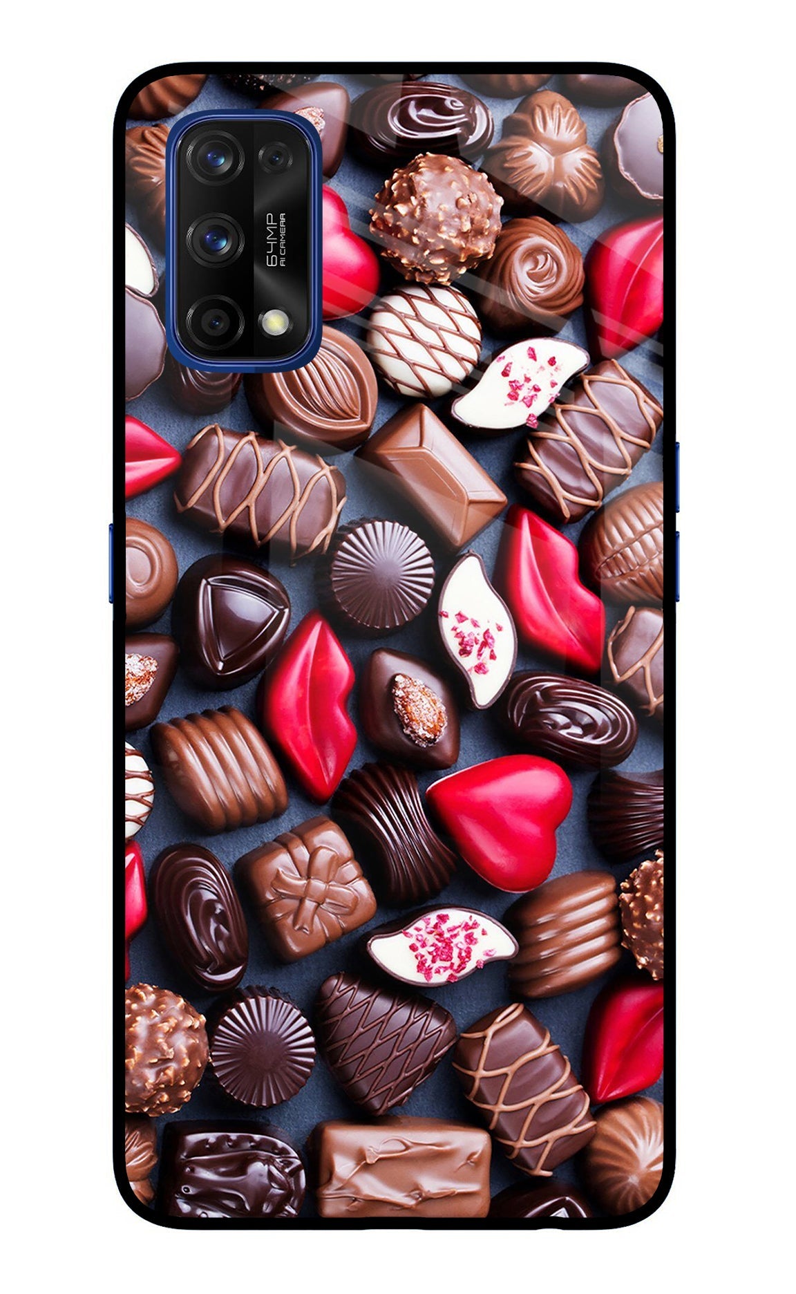 Chocolates Realme 7 Pro Glass Case