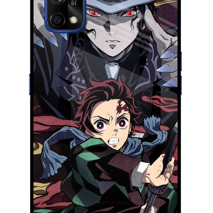 Demon Slayer Realme 7 Pro Glass Case Back Cover by Casekaro