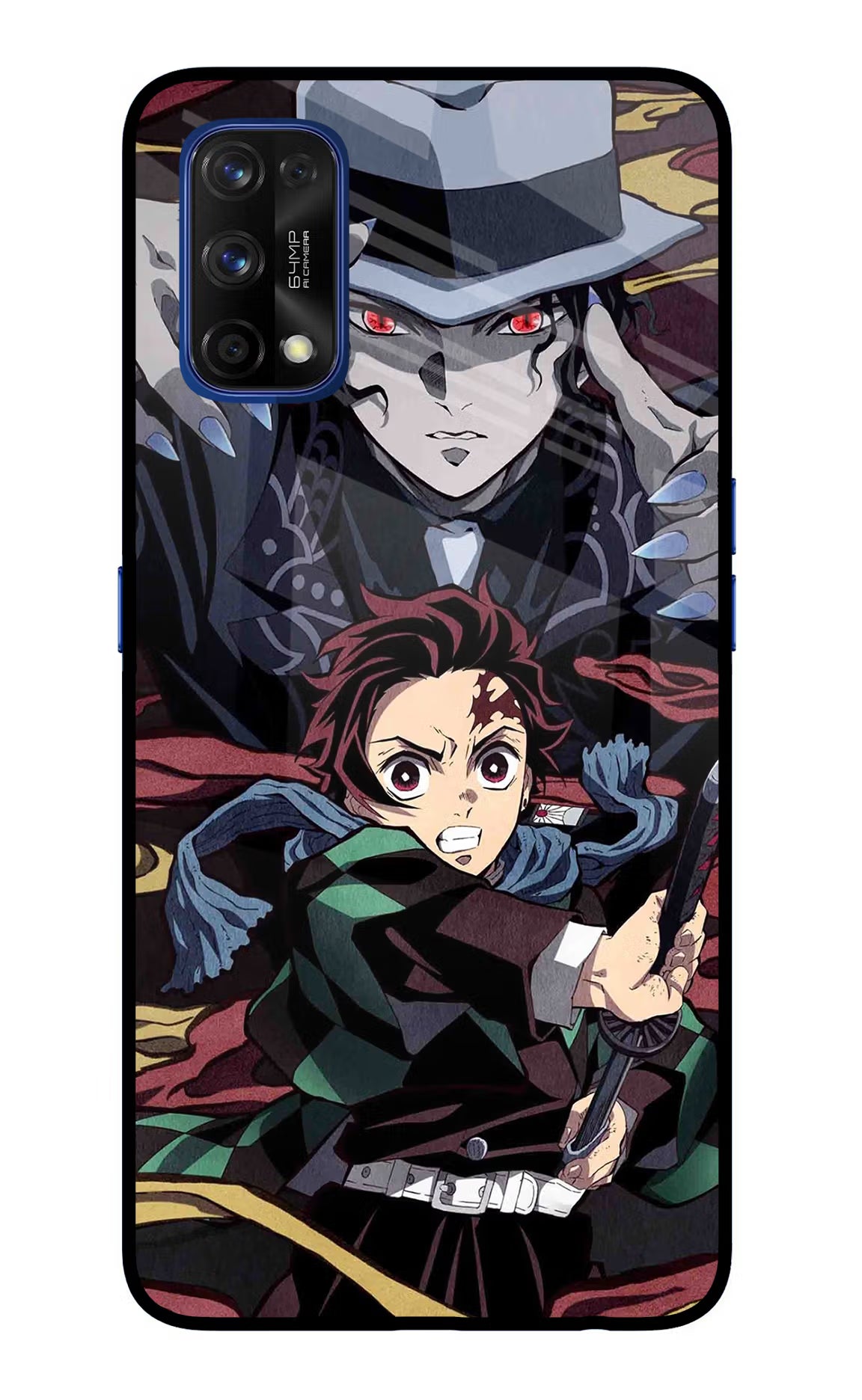 Demon Slayer Realme 7 Pro Glass Case Back Cover by Casekaro
