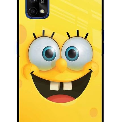 Sponge 1 Realme 7 Pro Glass Case Back Cover by Casekaro