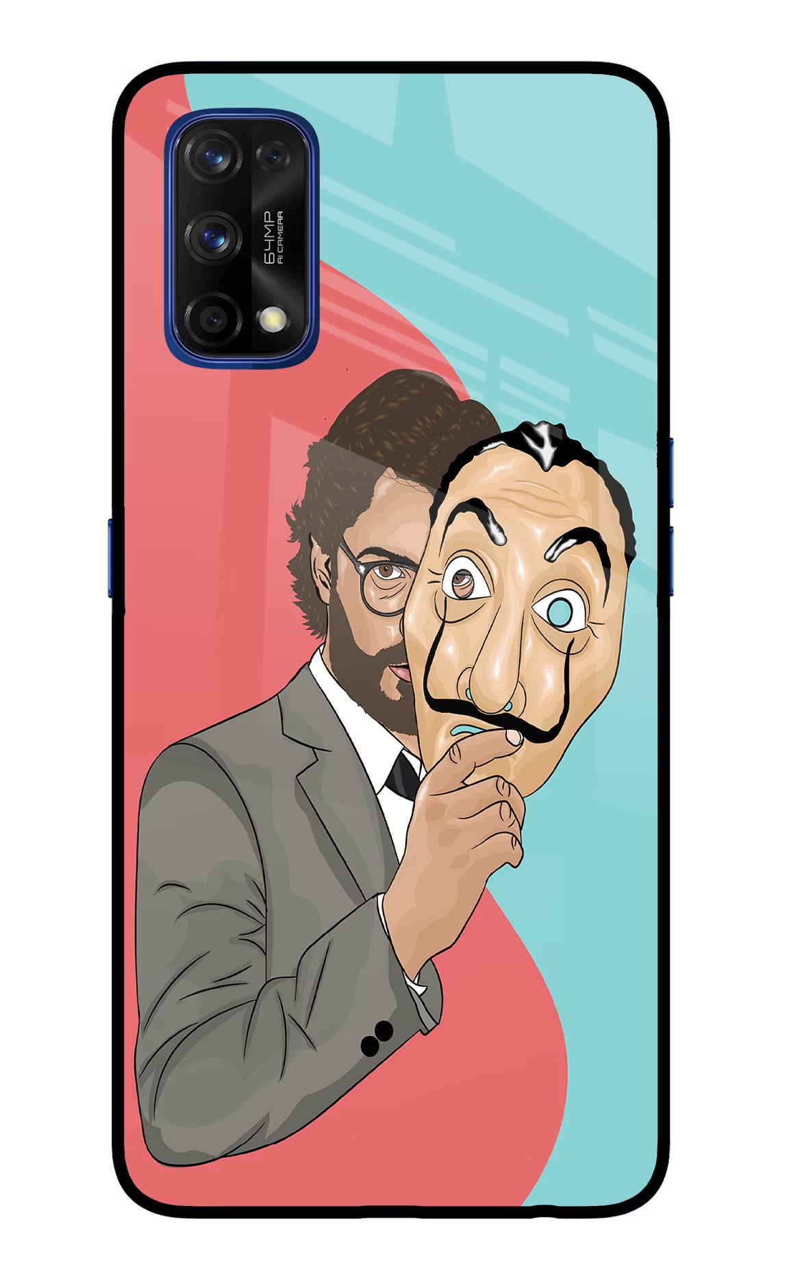 Professor Realme 7 Pro Glass Case Back Cover by Casekaro