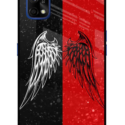 Wings Realme 7 Pro Glass Case Back Cover by Casekaro