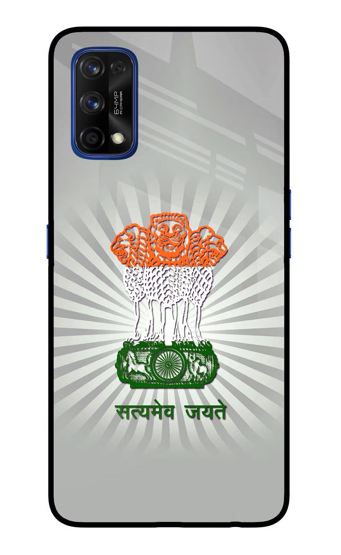 Satyamev Jayate Art Realme 7 Pro Glass Case