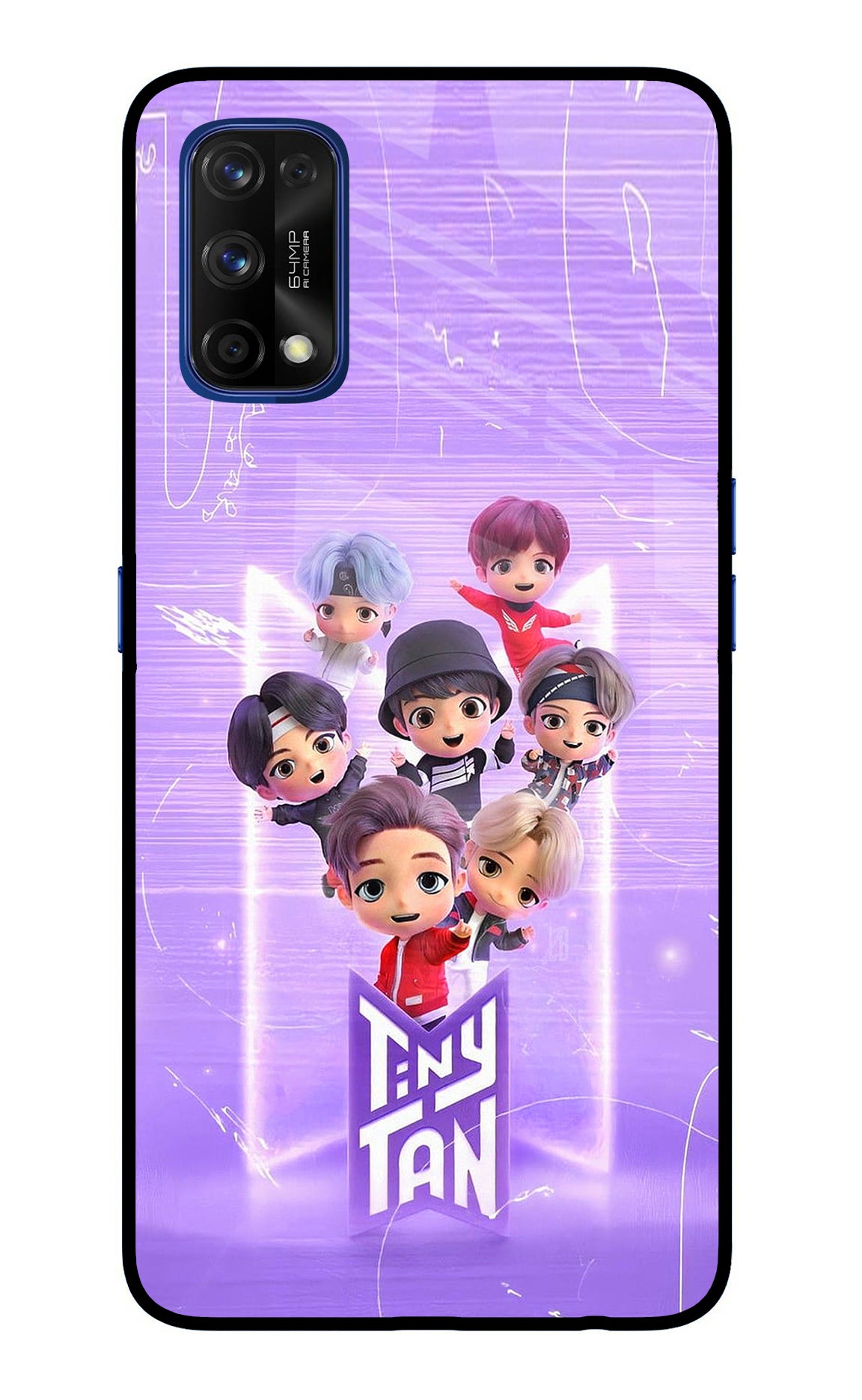 BTS Tiny Tan Realme 7 Pro Back Cover