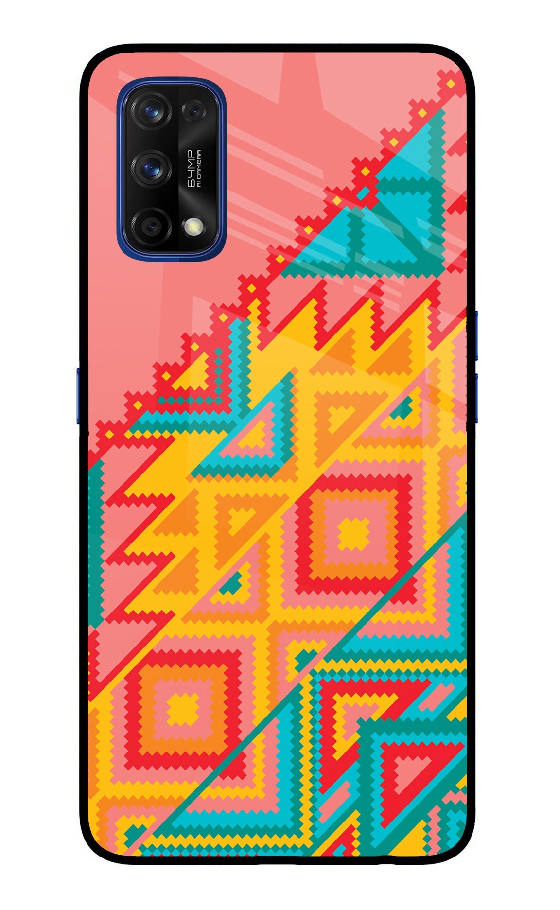 Aztec Tribal Realme 7 Pro Glass Case