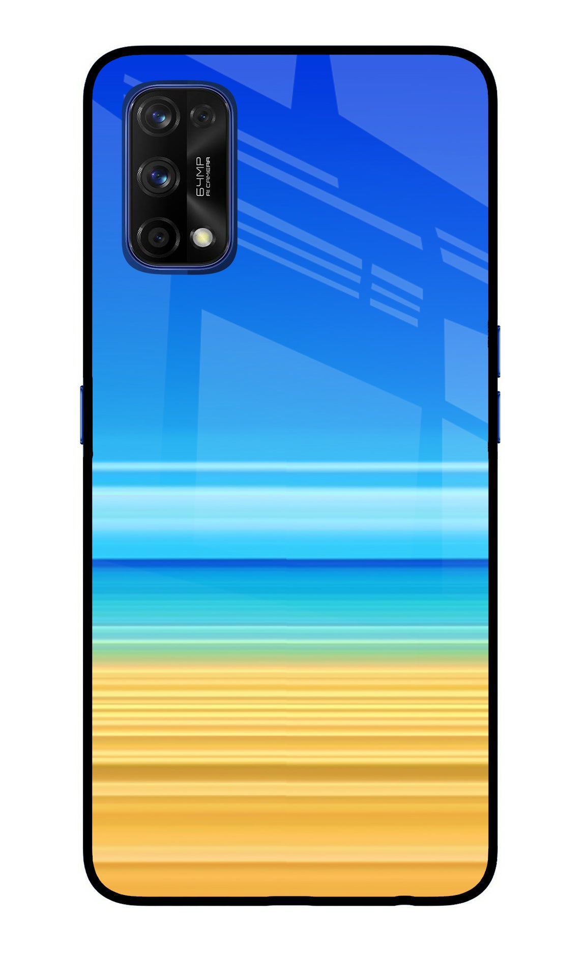 Beach Art Realme 7 Pro Glass Case