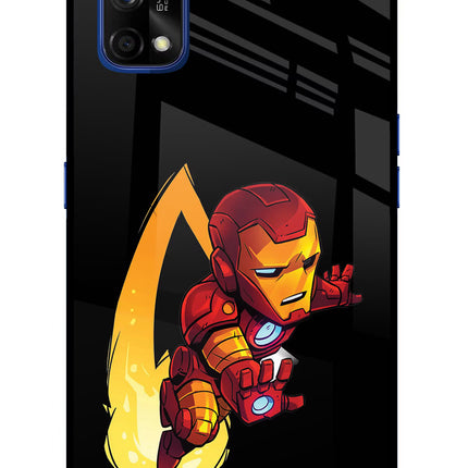 IronMan Realme 7 Pro Glass Case Back Cover by Casekaro