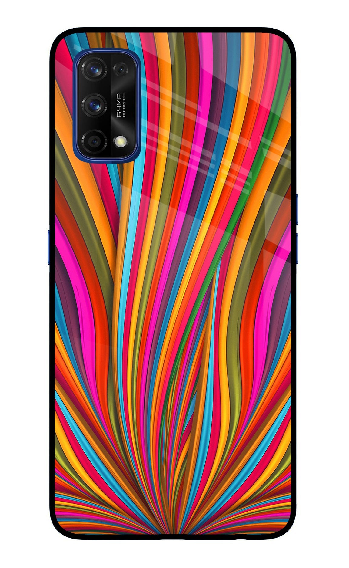 Trippy Wavy Realme 7 Pro Back Cover