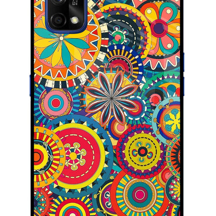 Gol Gol Art Realme 7 Pro Glass Case Back Cover by Casekaro
