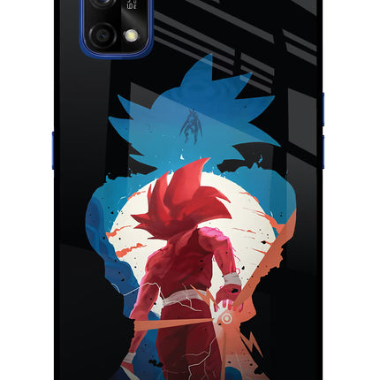 Goku Realme 7 Pro Glass Case Back Cover by Casekaro