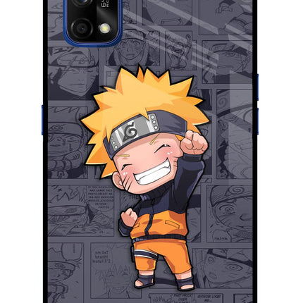 Chota Naruto Realme 7 Pro Glass Case Back Cover by Casekaro