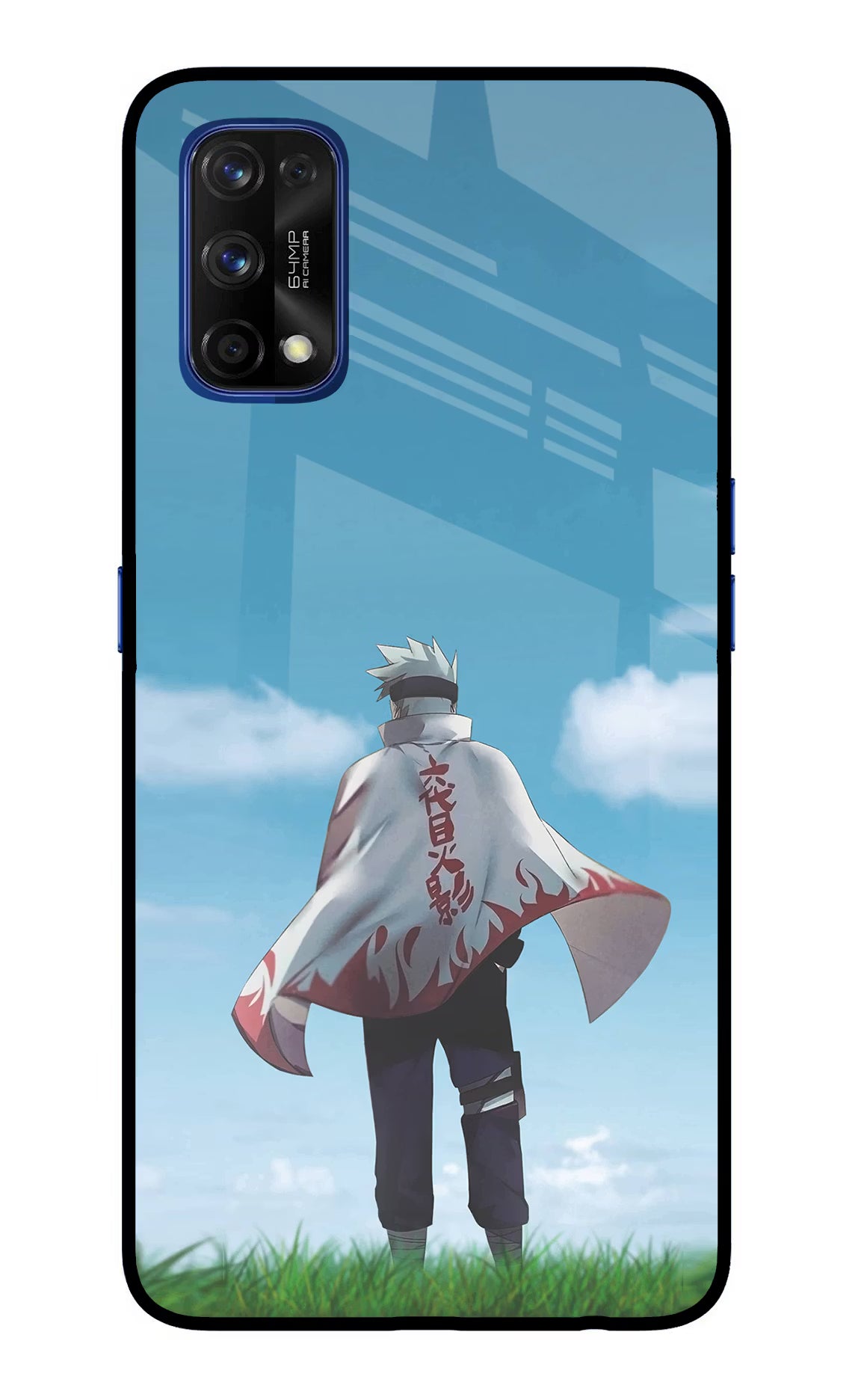 Kakashi Realme 7 Pro Glass Case Back Cover by Casekaro