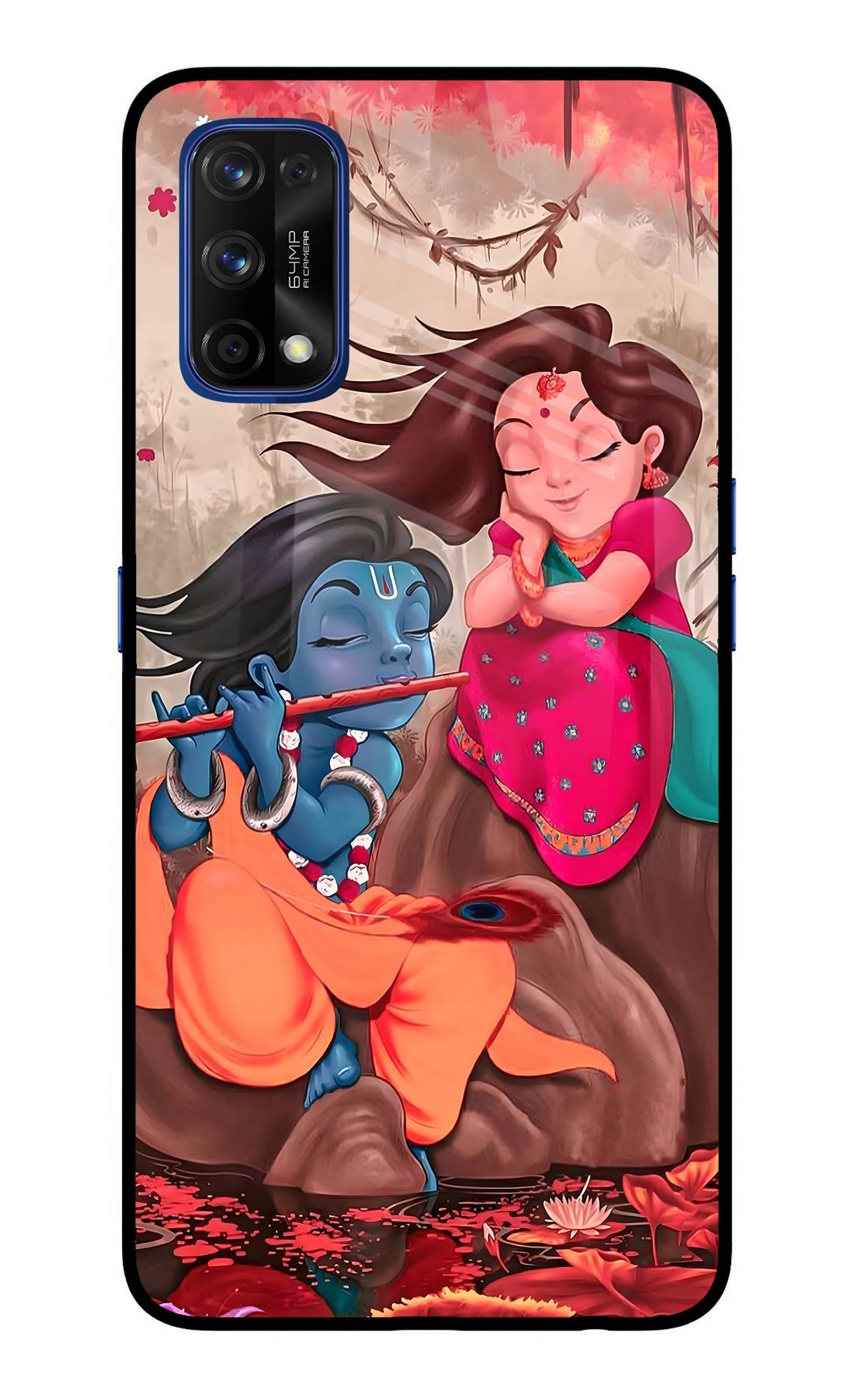 Radhe Krishna Realme 7 Pro Back Cover