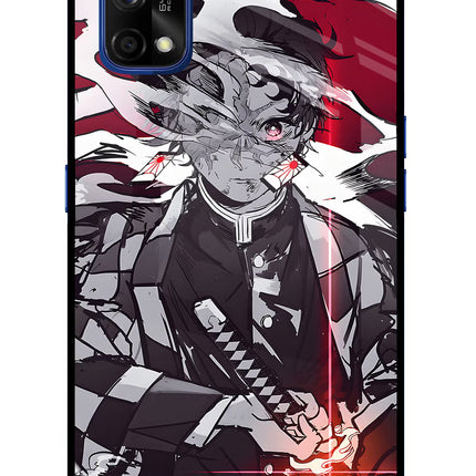 Demon Slayer Realme 7 Pro Glass Case Back Cover by Casekaro