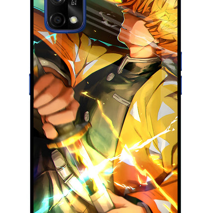 Demon Slayer Realme 7 Pro Glass Case Back Cover by Casekaro