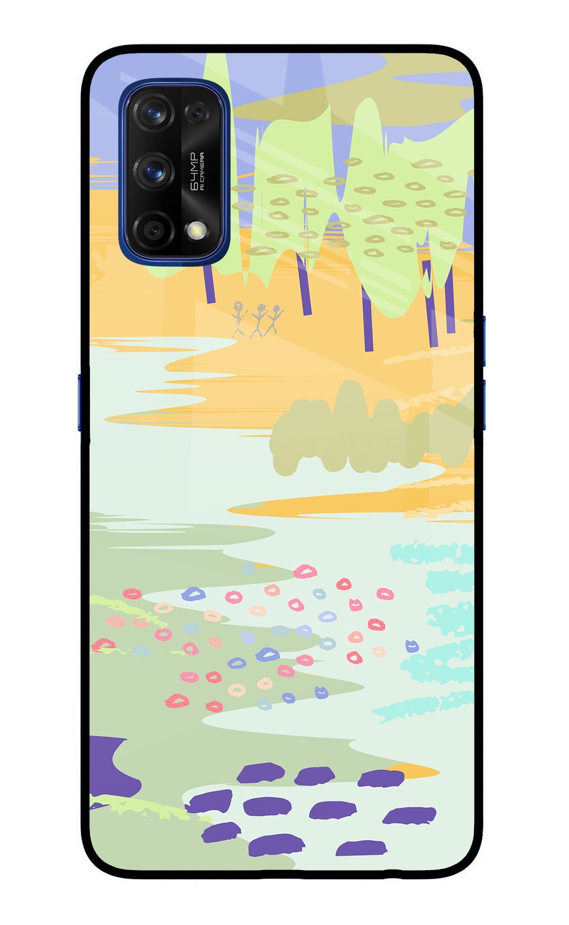 Scenery Realme 7 Pro Glass Case