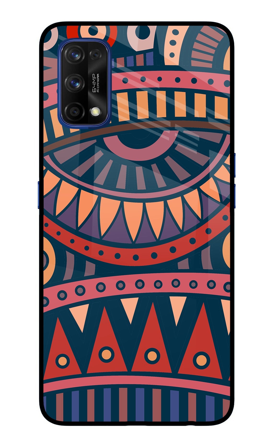 African Culture Design Realme 7 Pro Glass Case