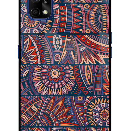 African Culture Design Realme 7 Pro Glass Case Back Cover by Casekaro
