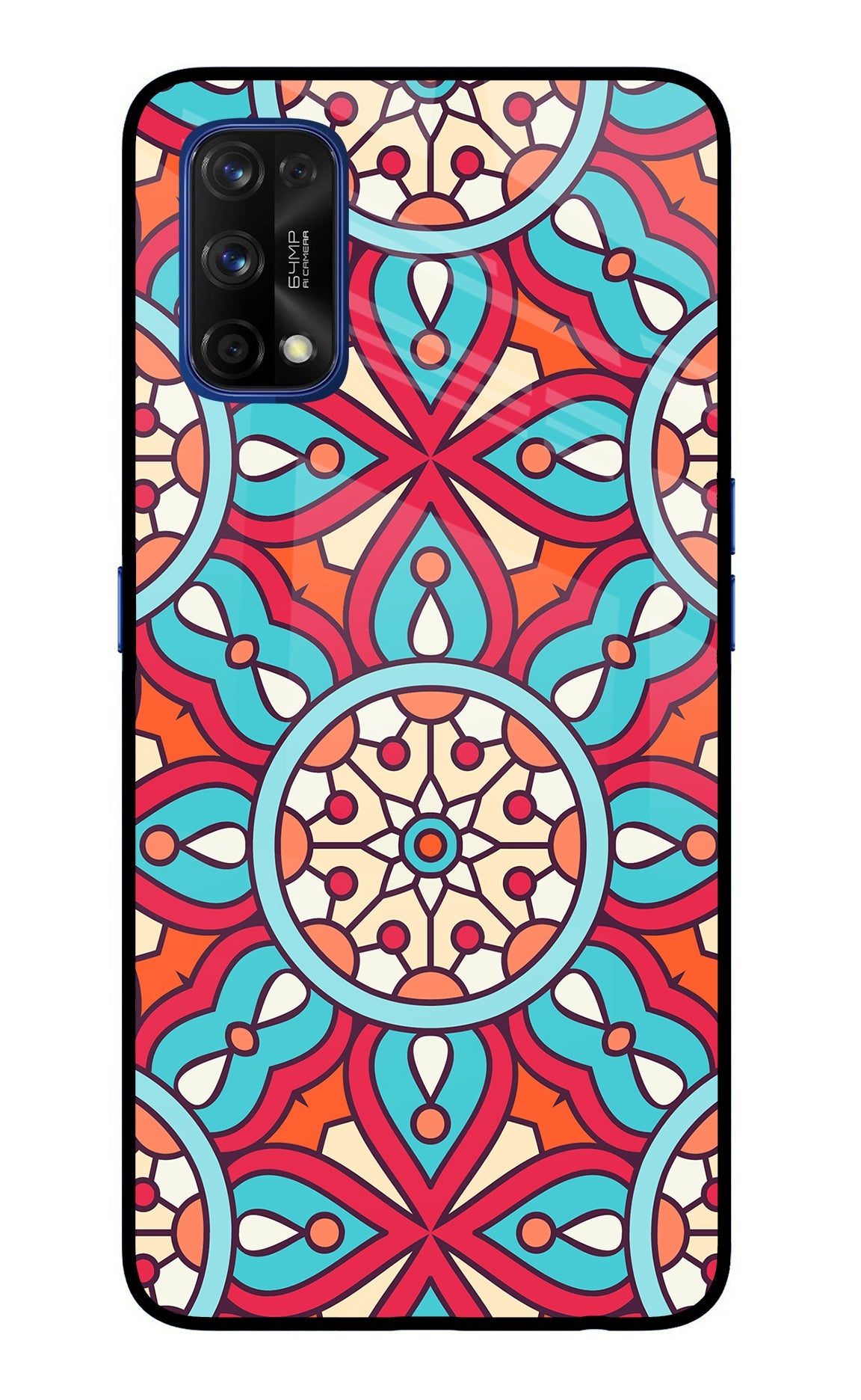 Mandala Geometric Realme 7 Pro Back Cover