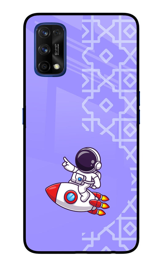 Cute Astronaut Realme 7 Pro Glass Case