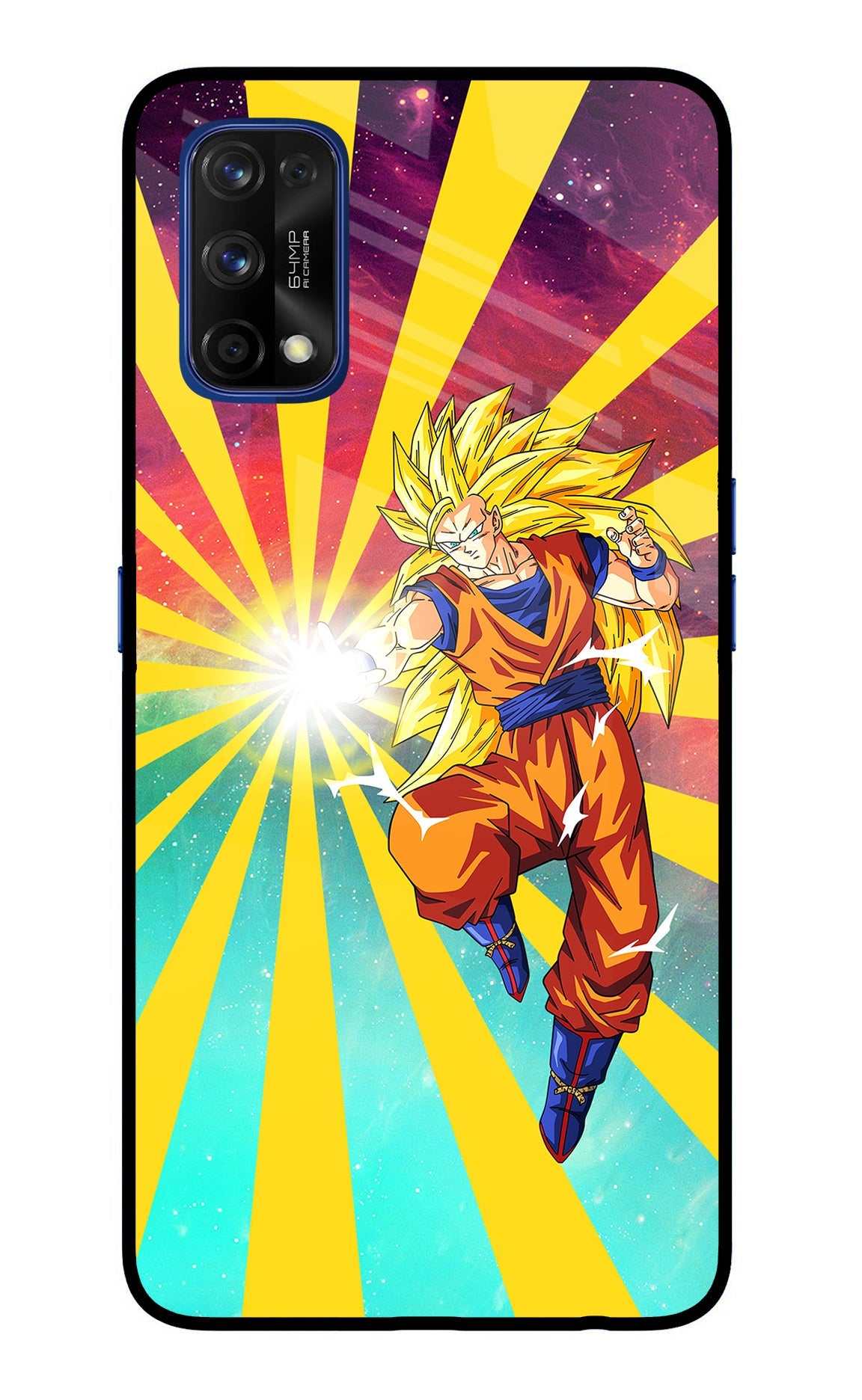 Goku Super Saiyan Realme 7 Pro Back Cover