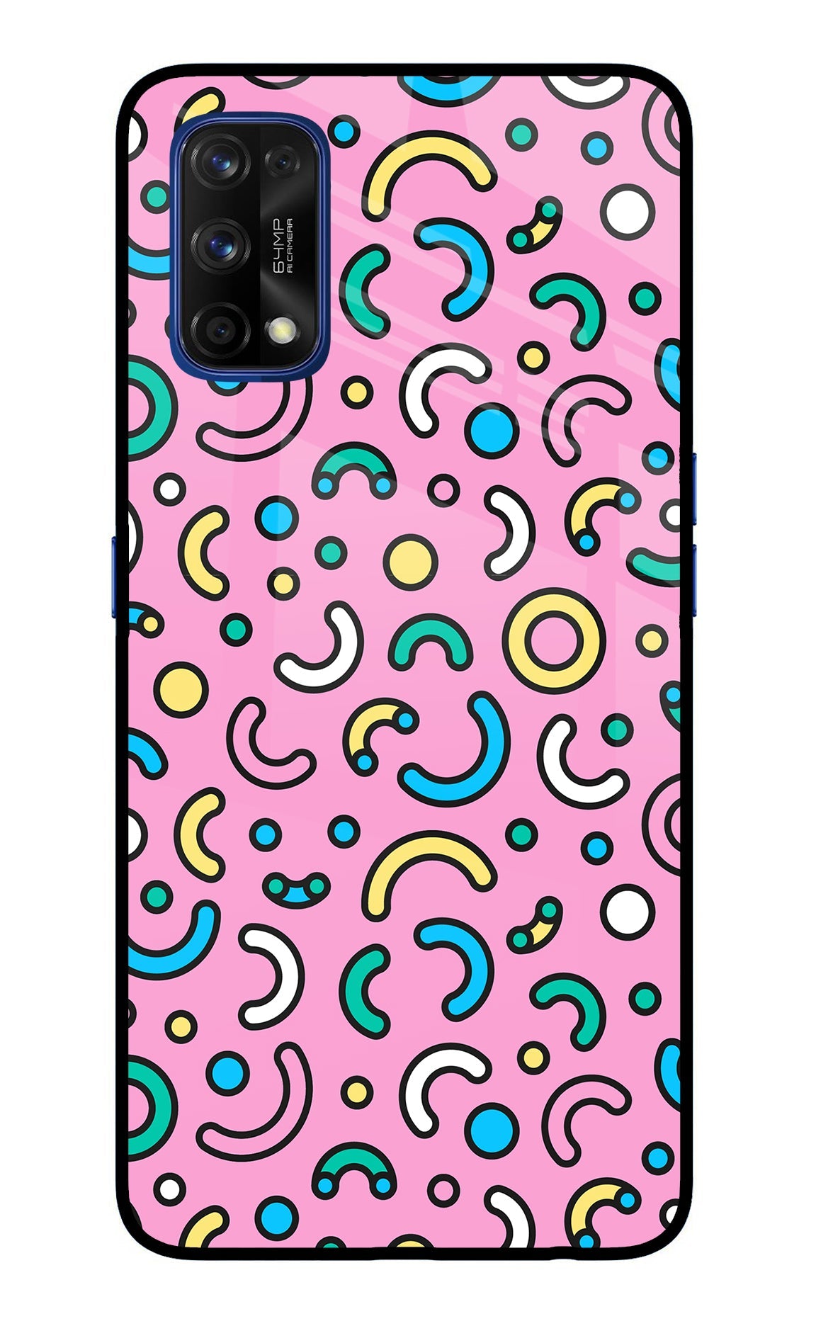 Memphis Design Realme 7 Pro Back Cover