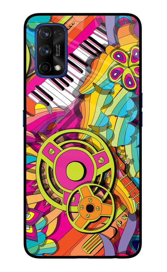 Music Doodle Realme 7 Pro Glass Case