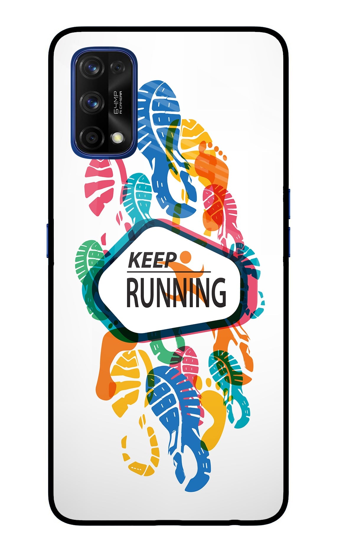 Keep Running Realme 7 Pro Back Cover