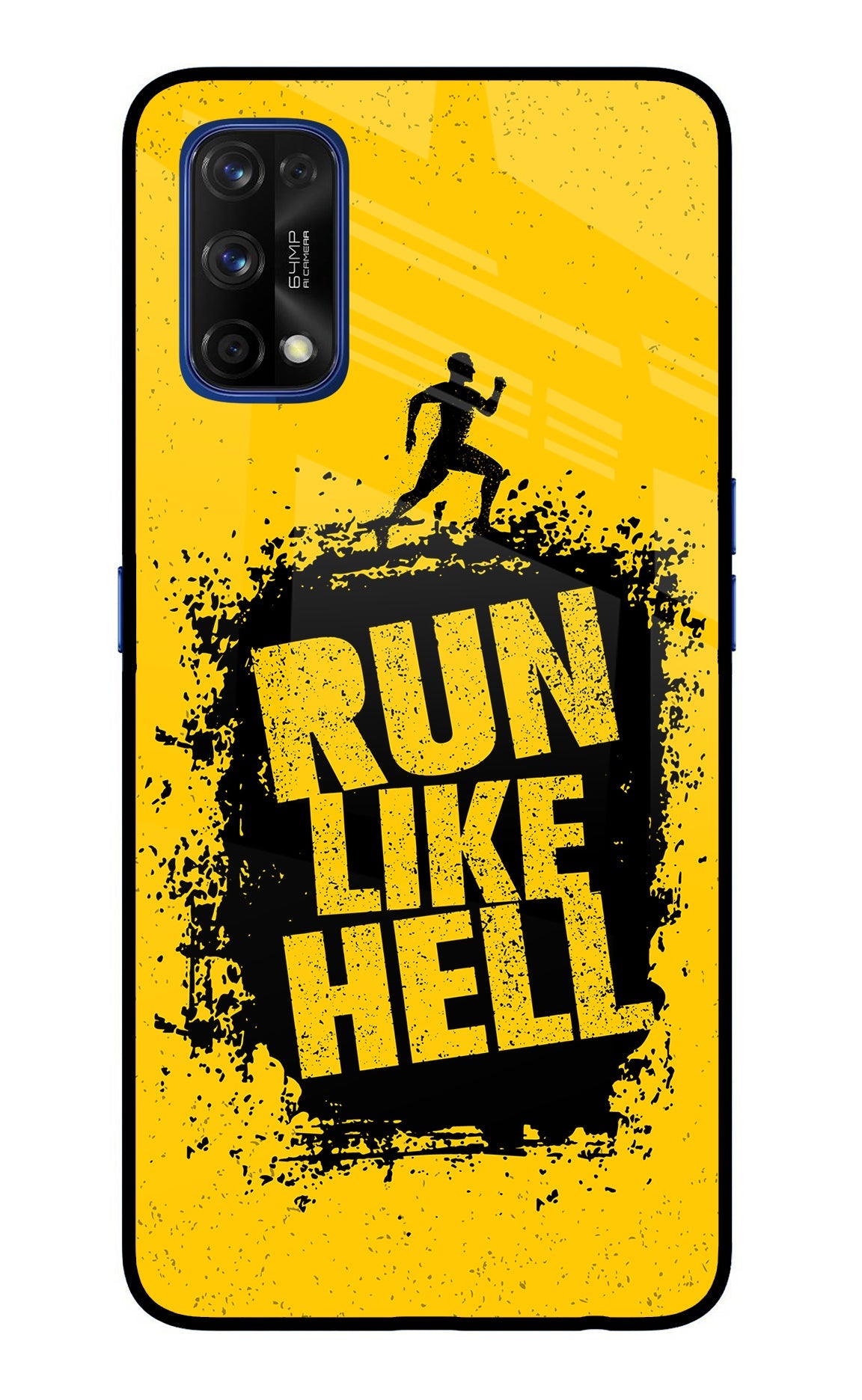 Run Like Hell Realme 7 Pro Back Cover