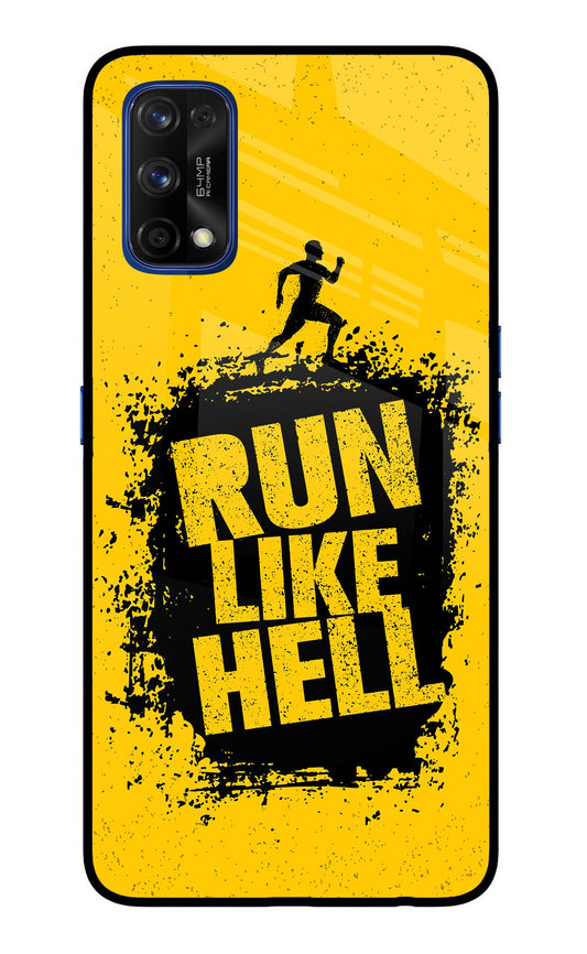 Run Like Hell Realme 7 Pro Glass Case