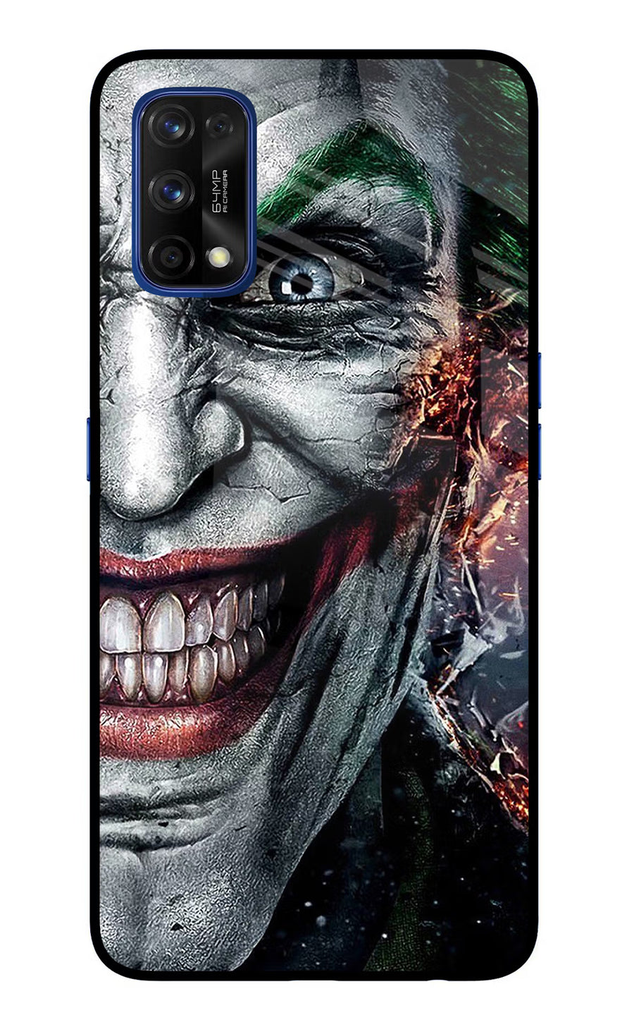 Joker Cam Realme 7 Pro Back Cover, Glass case