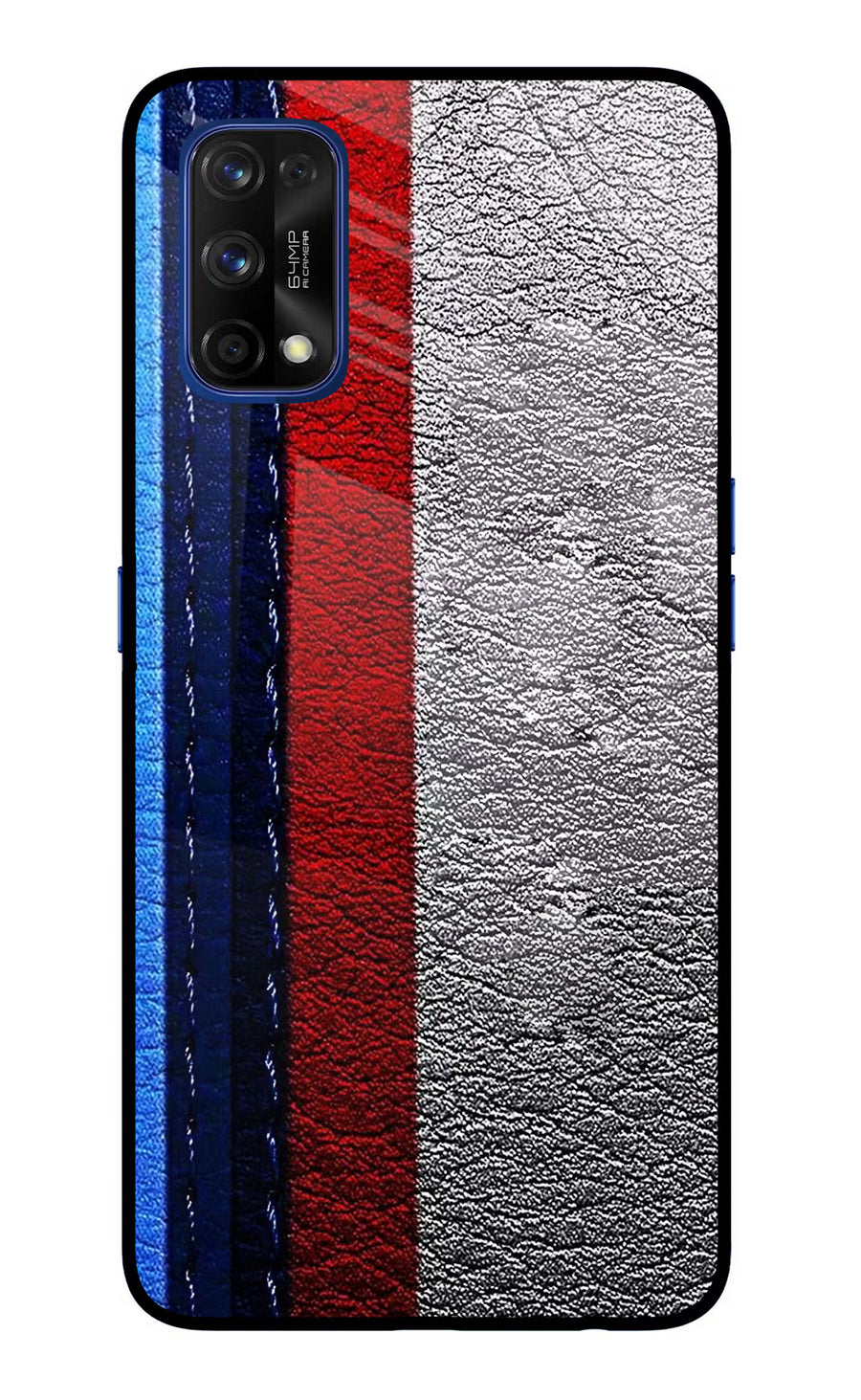 BMW Stripes Realme 7 Pro Back Cover, Glass case