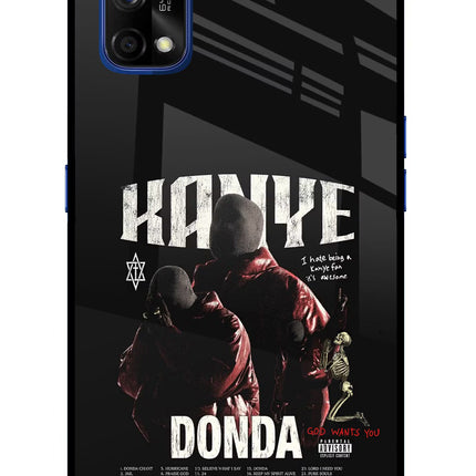 Donda Kanye West Realme 7 Pro Glass Case Back Cover by Casekaro