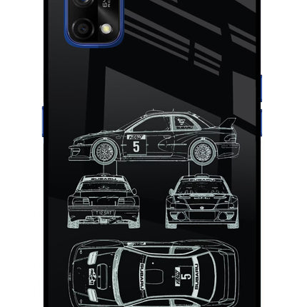 WRC'99 Realme 7 Pro Glass Case Back Cover by Casekaro