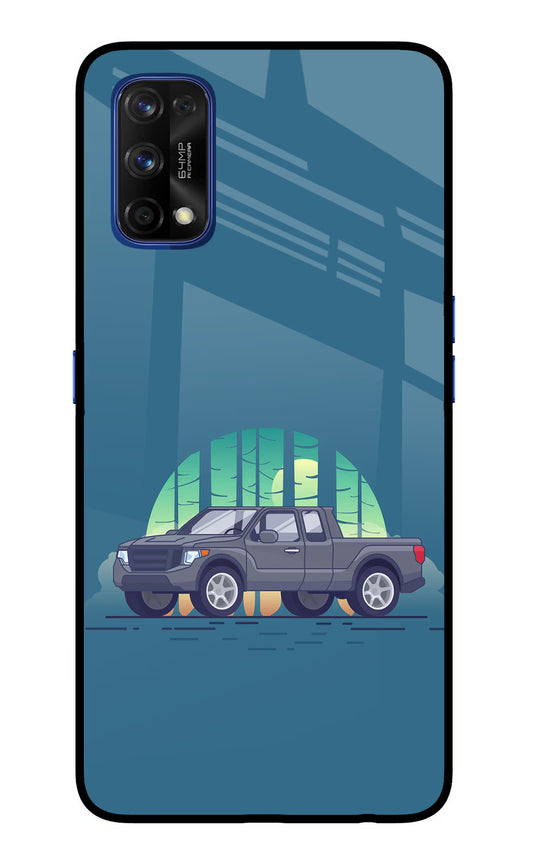 Retro Garage Vibe Realme 7 Pro Glass Case